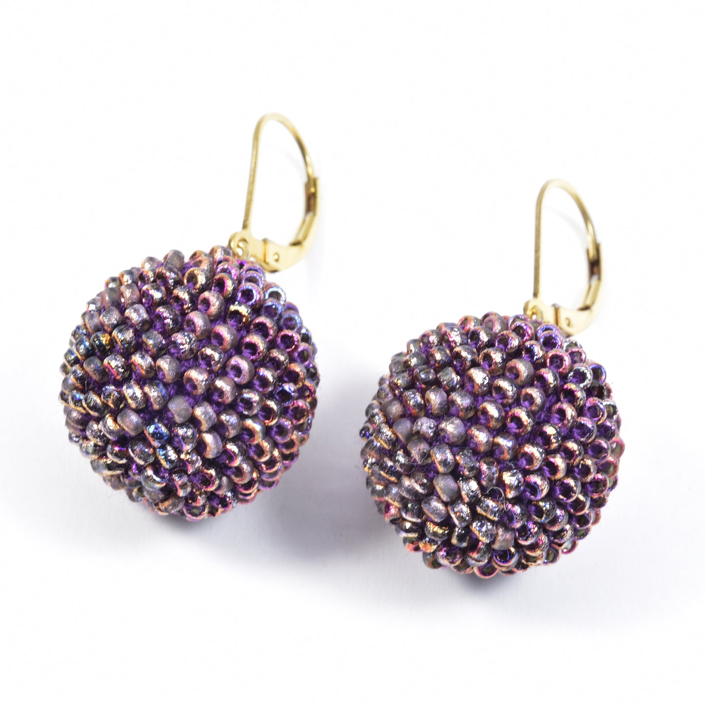 Large Dot and Ball Earrings
