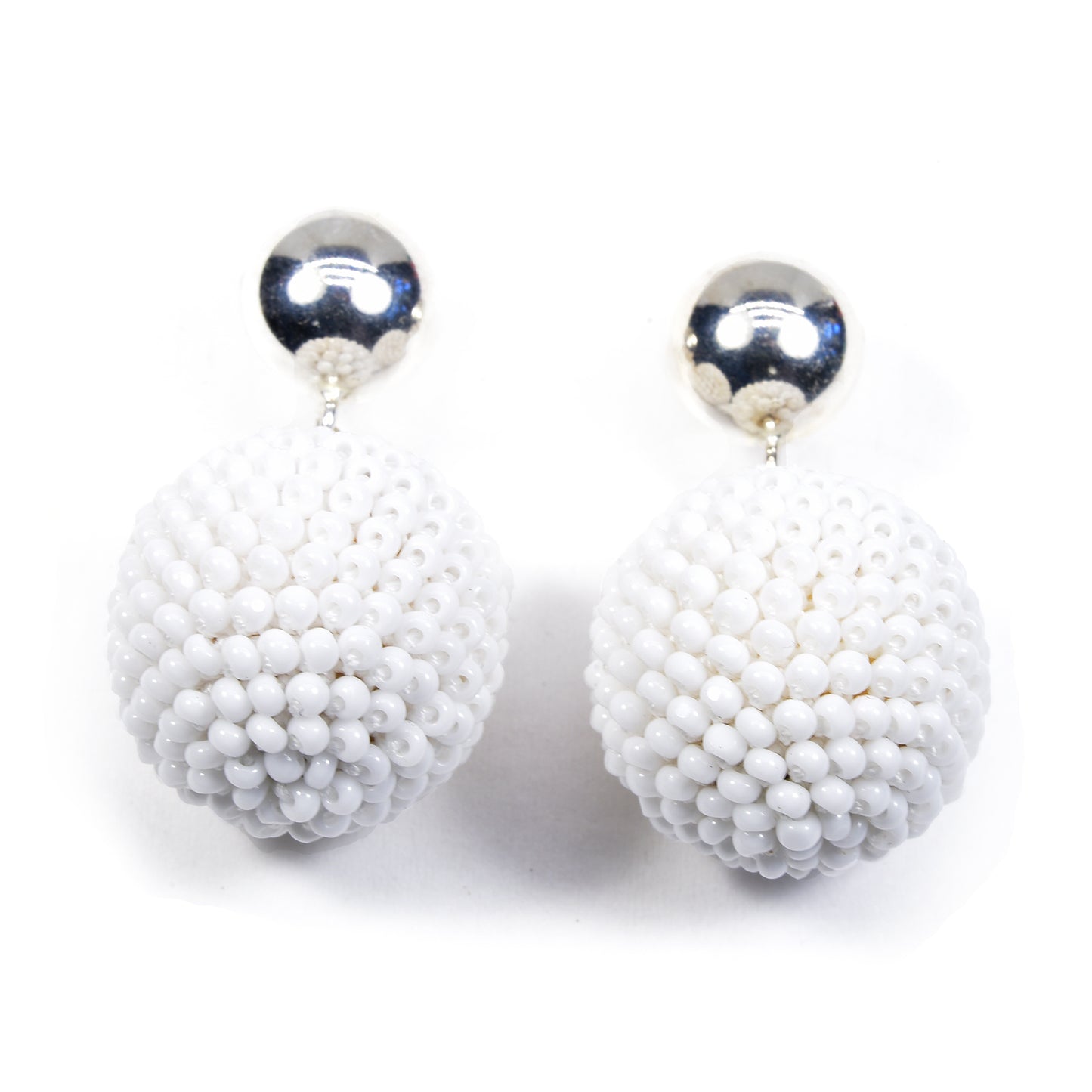 Large Dot and Ball Earrings