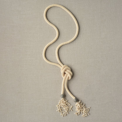 Crocheted Lariat with Fringe