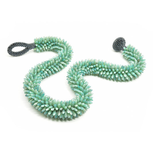 Crocheted Daggers Necklace