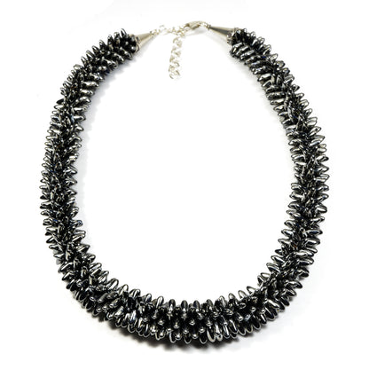 Crocheted Small Daggers Necklace