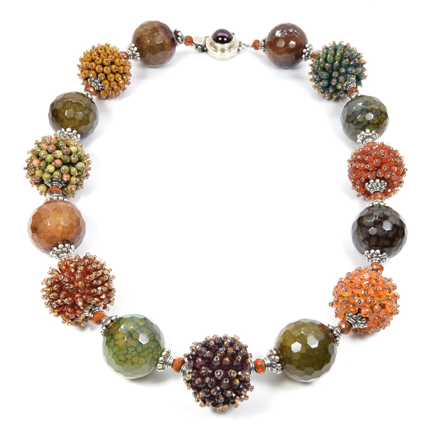 Gemstone Beaded Bead Necklace
