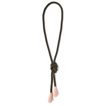 Crocheted Lariat with Teardrops