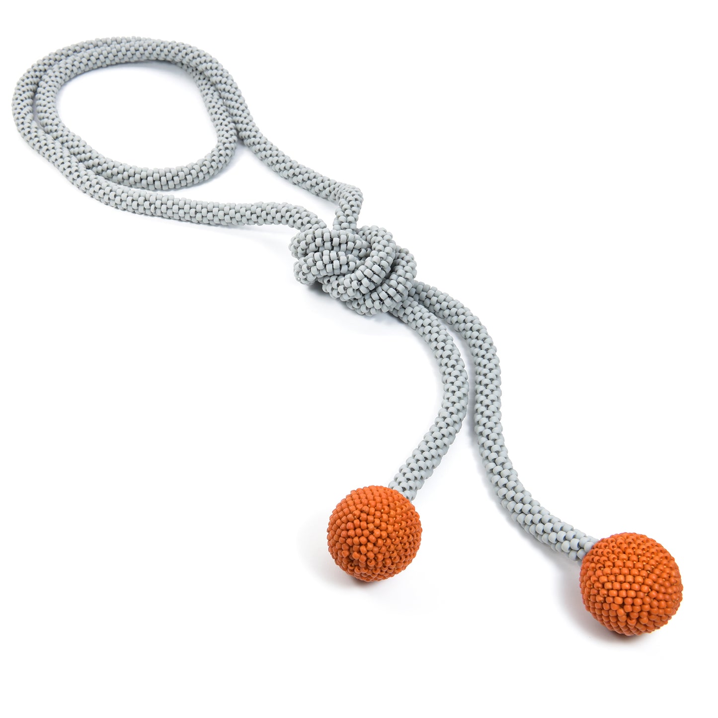 Crocheted Lariat with Balls