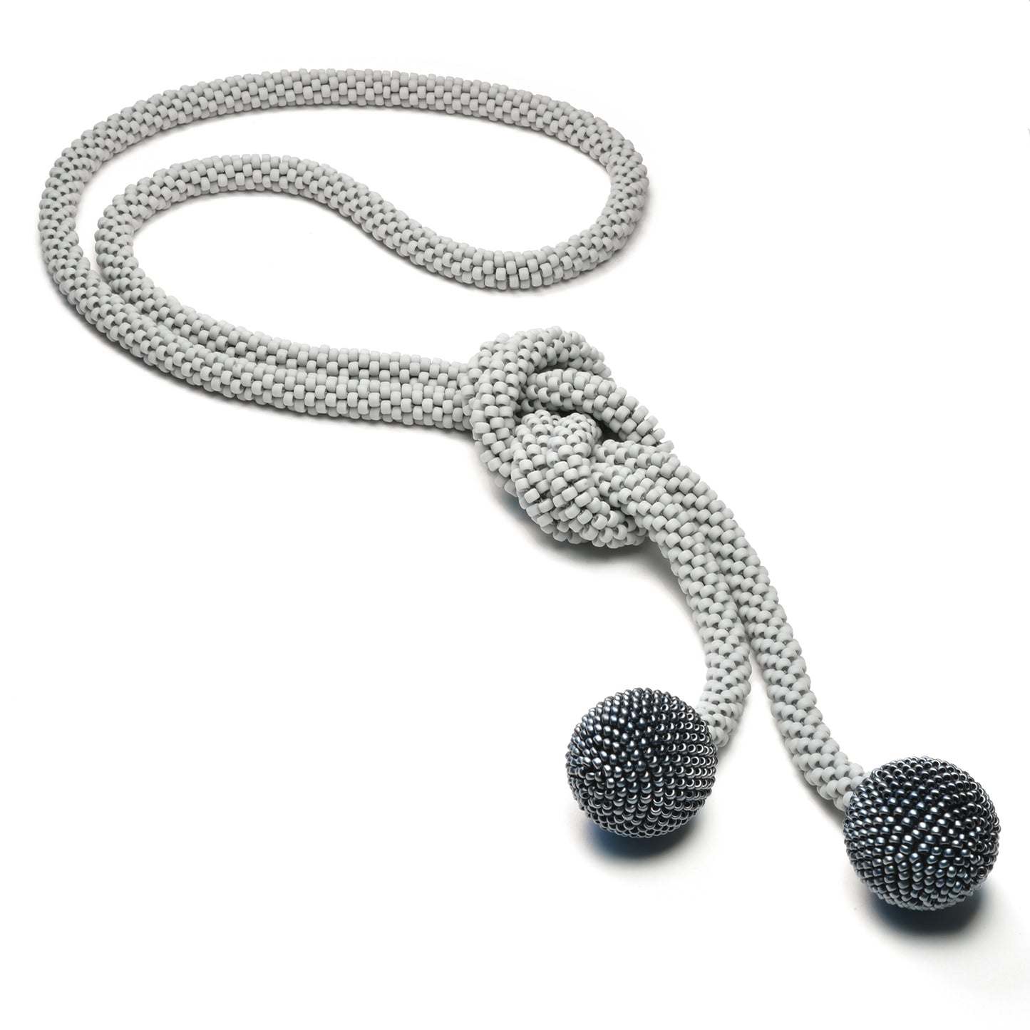 Crocheted Lariat with Balls