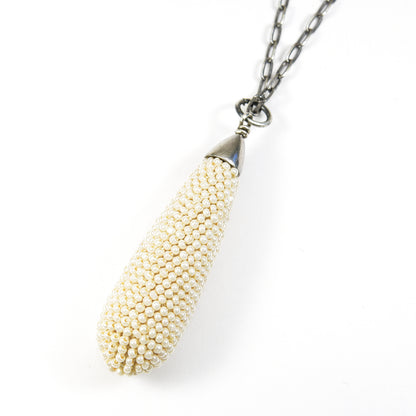 Long Crocheted Teardrop