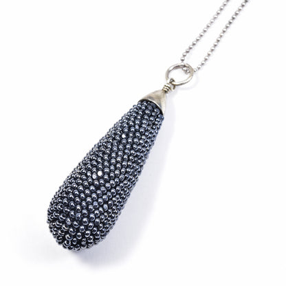 Long Crocheted Teardrop