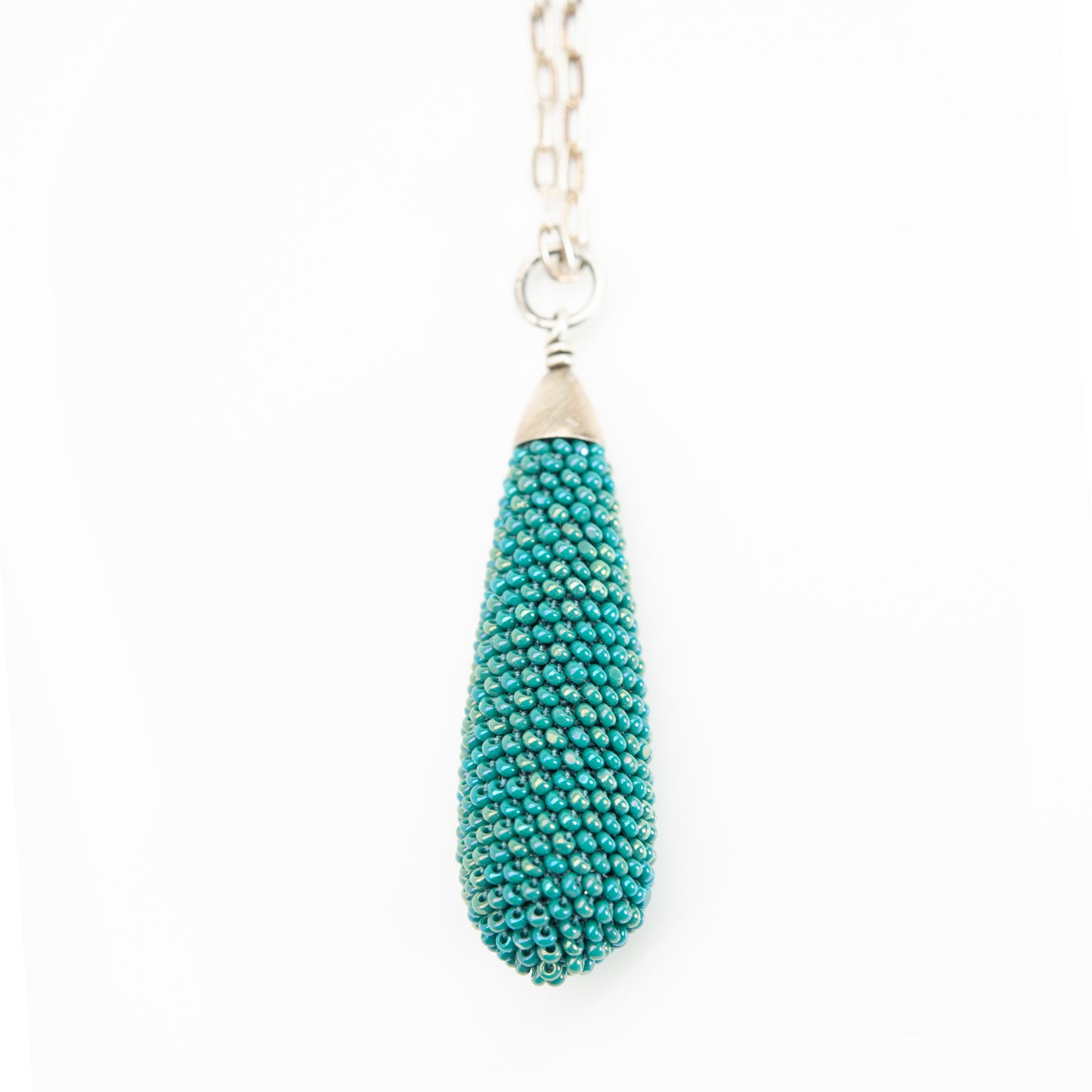 Long Crocheted Teardrop