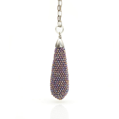 Long Crocheted Teardrop