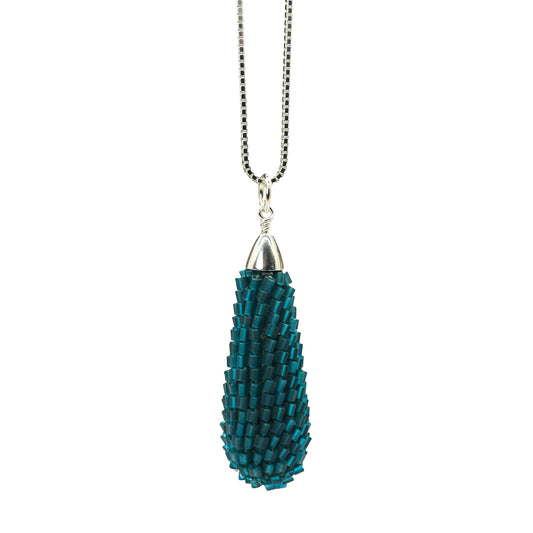 Textured Teardrop Pendant