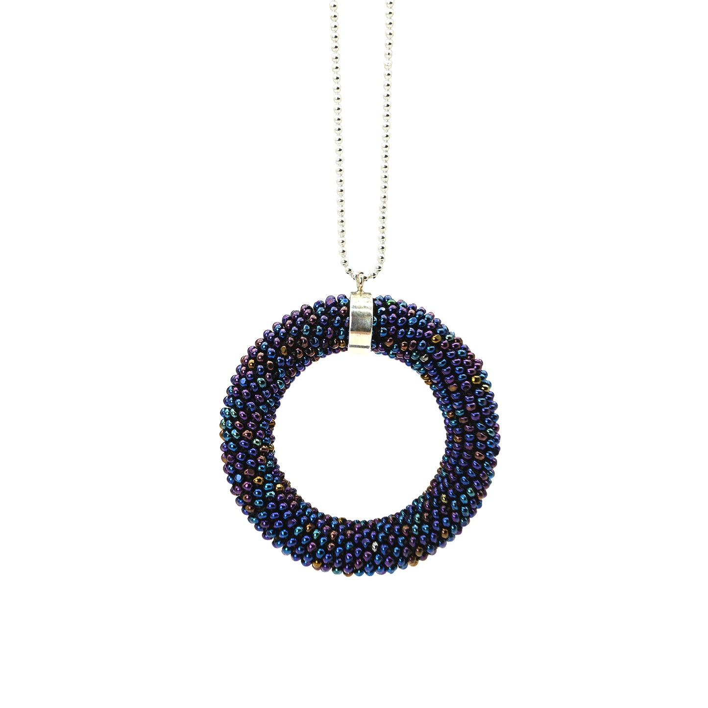 Crocheted Circle Pendant