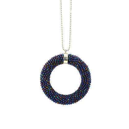 Crocheted Circle Pendant