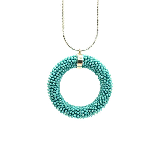 Crocheted Circle Pendant