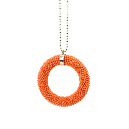 Crocheted Circle Pendant