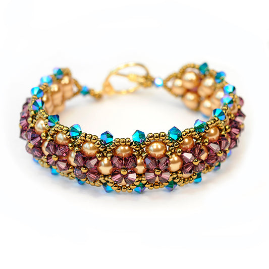 Tutorial - Layered Crystals Bracelet