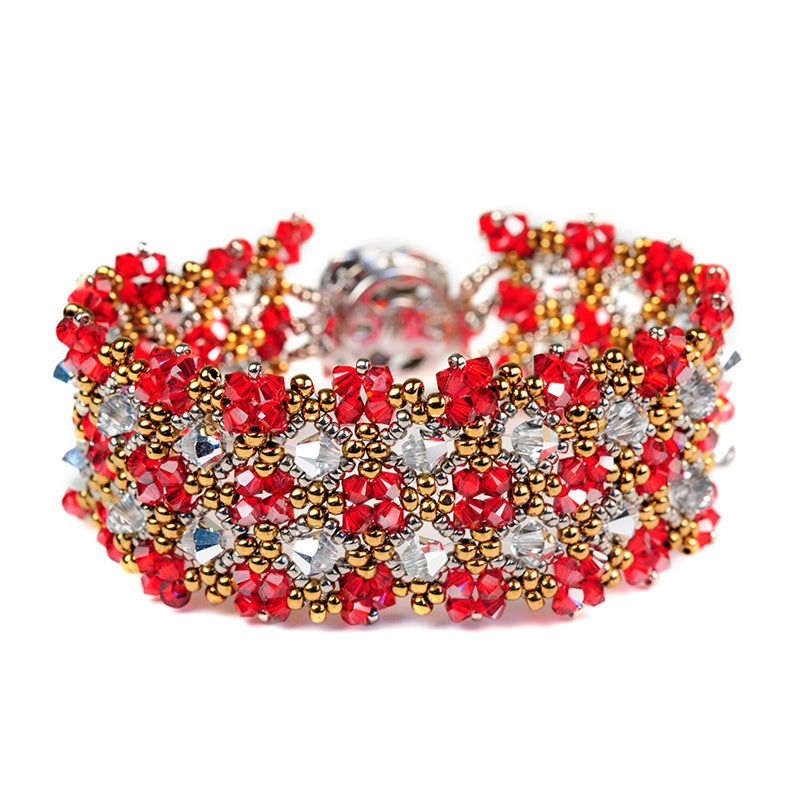 Tutorial - Crystal Tapestry Bracelet